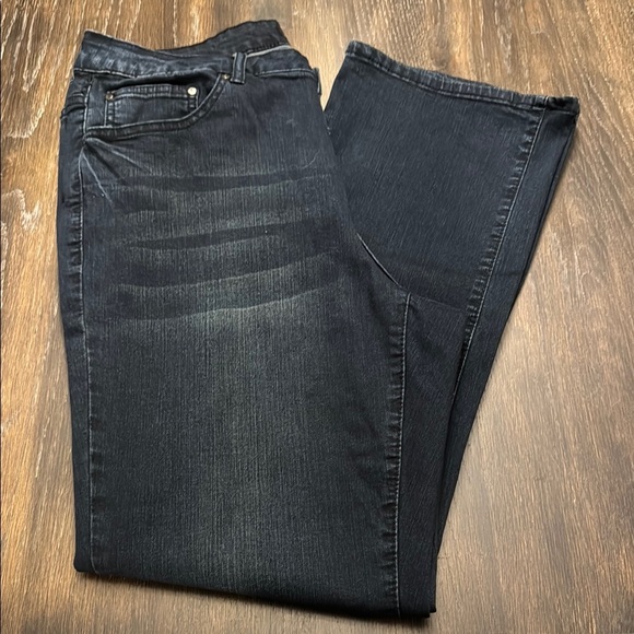 🔴🔴 EARL JEANS SLIM BOOTCUT JEANS SIZE 18W - Picture 2 of 7